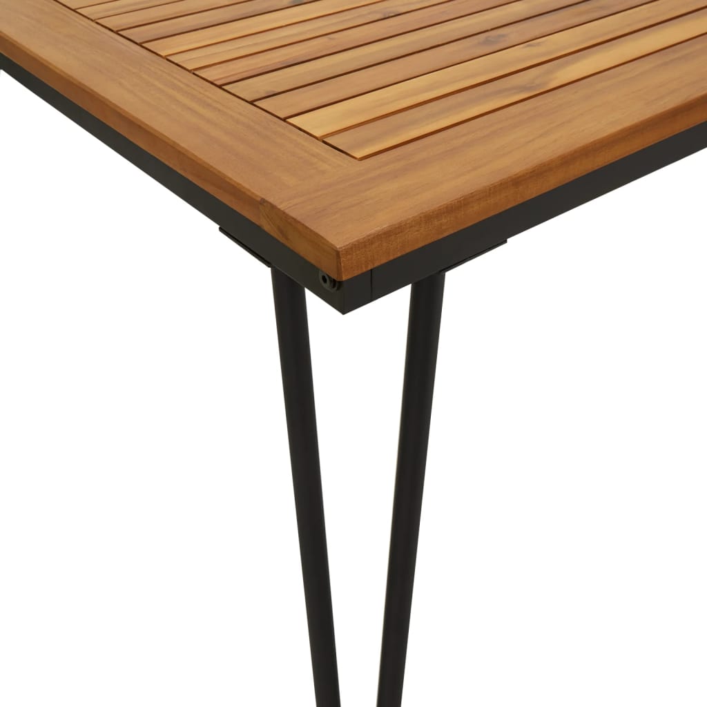 8720845741556_g_en_hd_5 vidaXL Garden Table with Hairpin Legs 140x80x75 cm Solid Wood Acacia - Image 7
