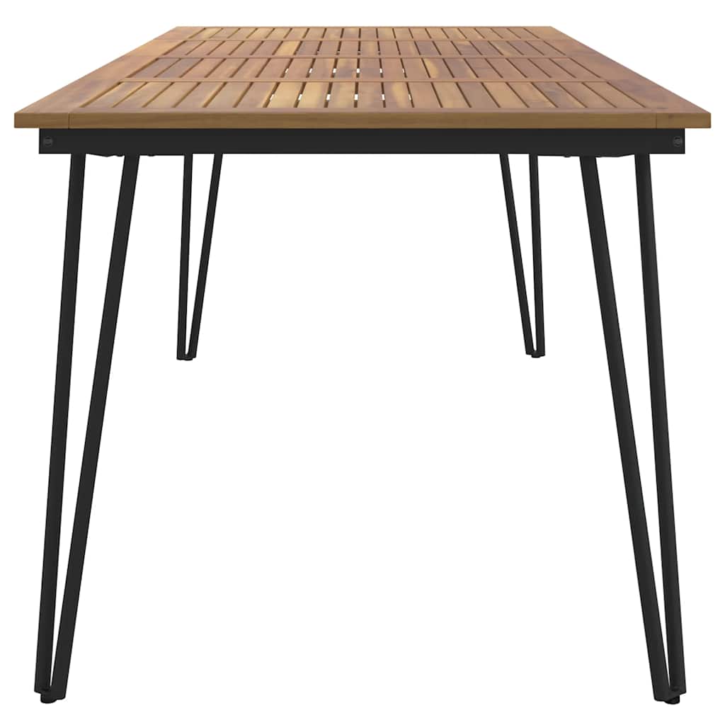 8720845741570_g_en_hd_2 vidaXL Garden Table with Hairpin Legs 180x90x75 cm Solid Wood Acacia - Image 4