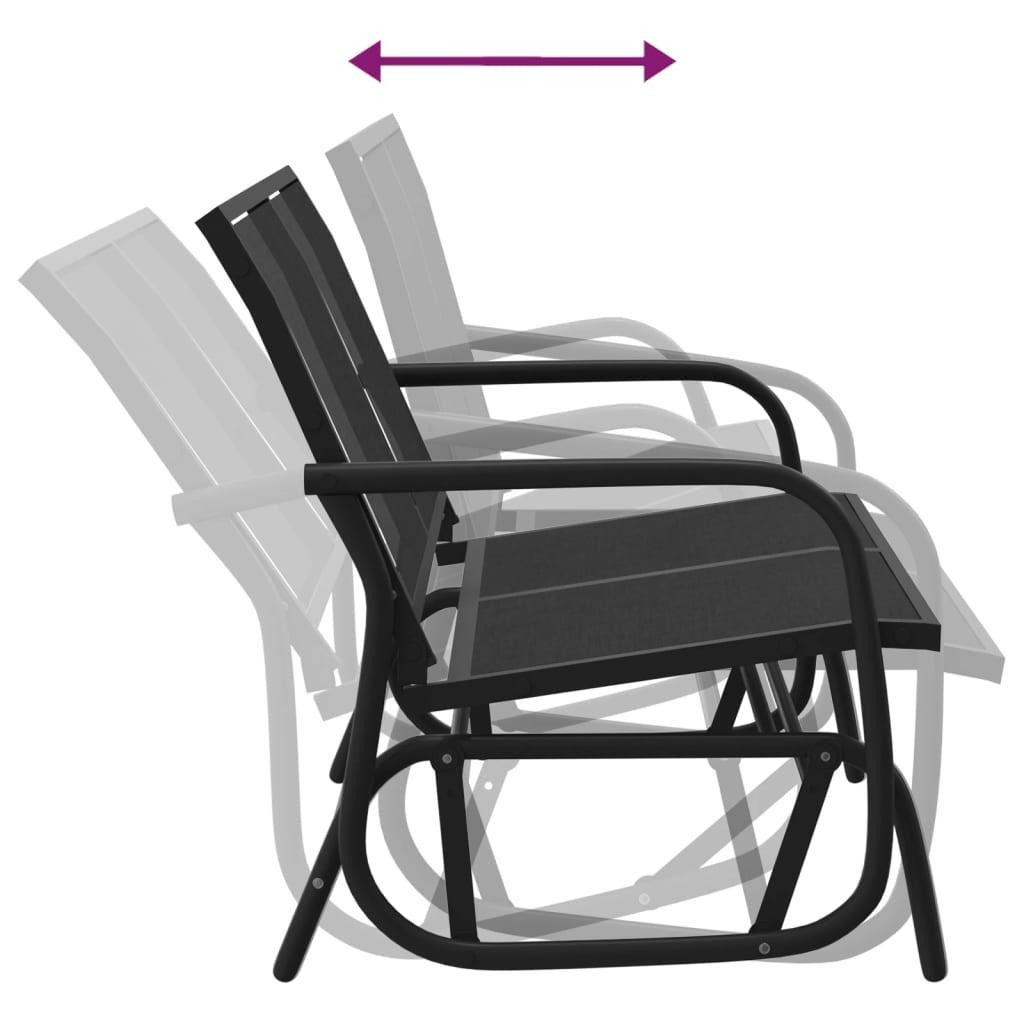 8720845741662_g_en_hd_3 vidaXL Garden Glider Bench Black 120.5x76x86.5 cm Textilene&Steel - Image 5
