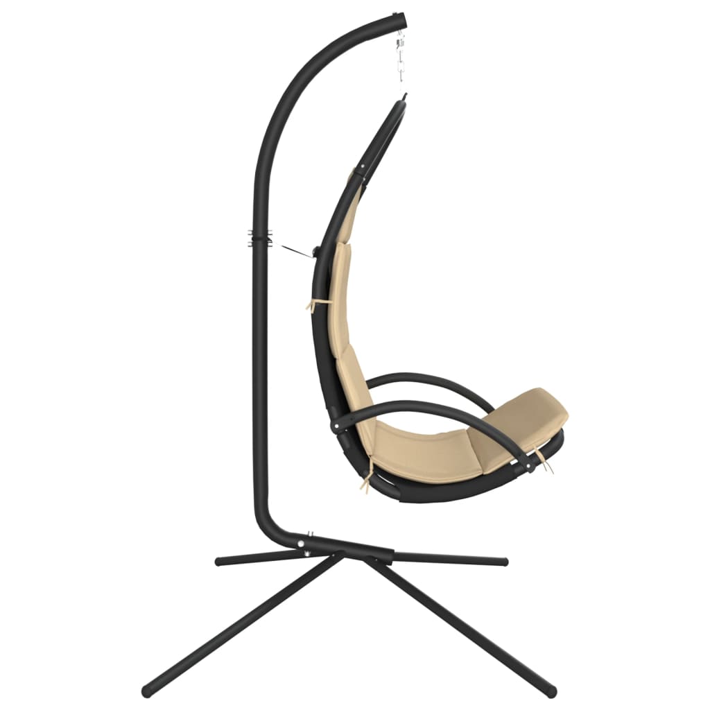 8720845741853_g_en_hd_2 vidaXL Garden Swing Chair with Cushion Cream Oxford Fabric and Steel - Image 4
