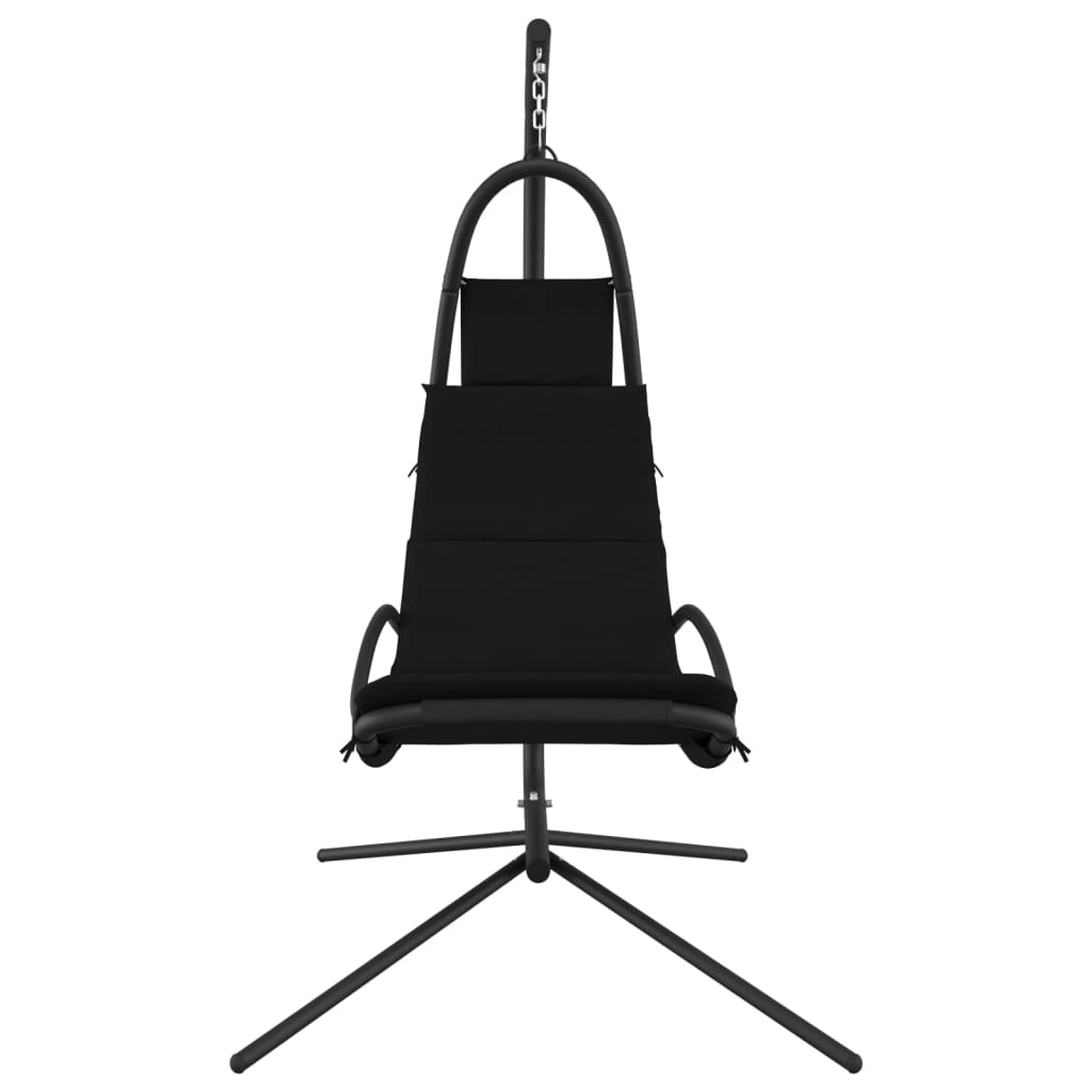 8720845741860_g_en_hd_1 vidaXL Garden Swing Chair with Cushion Black Oxford Fabric and Steel - Image 3