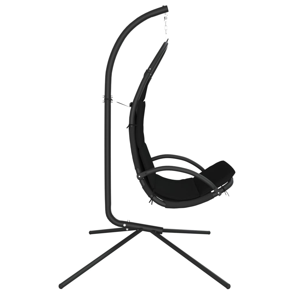 8720845741860_g_en_hd_2 vidaXL Garden Swing Chair with Cushion Black Oxford Fabric and Steel - Image 4