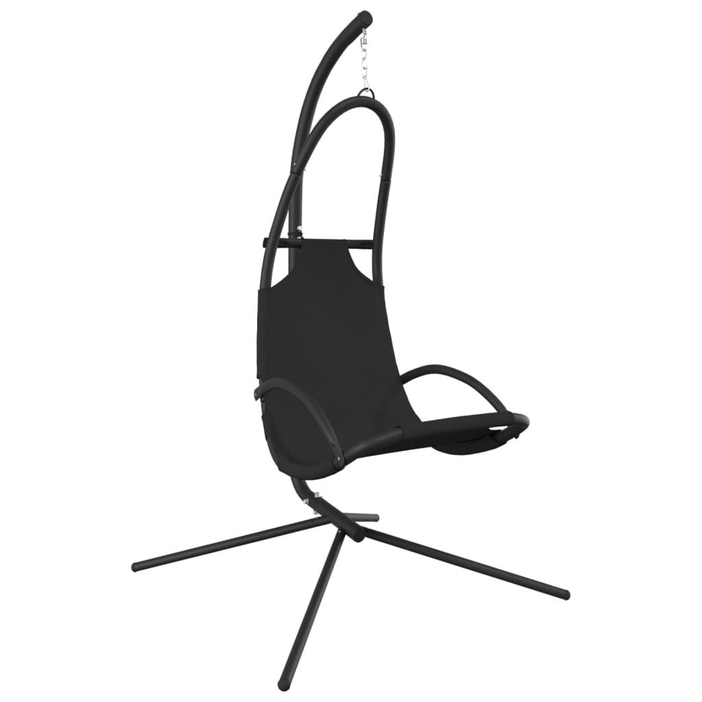 8720845741860_g_en_hd_4 vidaXL Garden Swing Chair with Cushion Black Oxford Fabric and Steel - Image 6