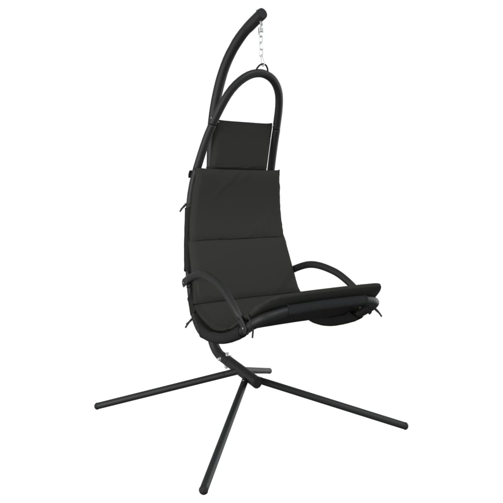 8720845741877_a_en_hd_1 vidaXL Garden Swing Chair with Cushion Dark Grey Oxford Fabric&Steel - Image 2