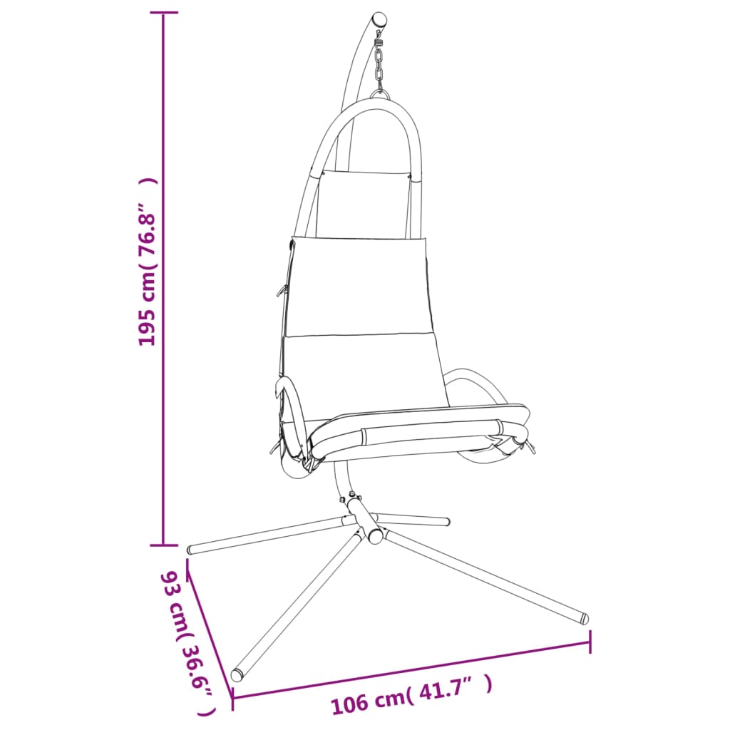 8720845741877_g_en_hd_9 vidaXL Garden Swing Chair with Cushion Dark Grey Oxford Fabric&Steel - Image 11