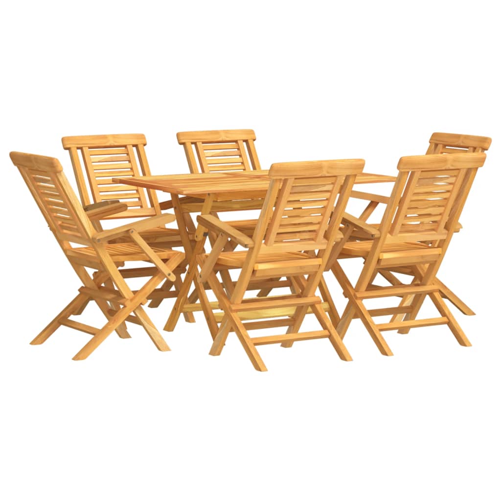 8720845743352_a_en_hd_1 vidaXL 7 Piece Garden Dining Set Solid Wood Teak - Image 2