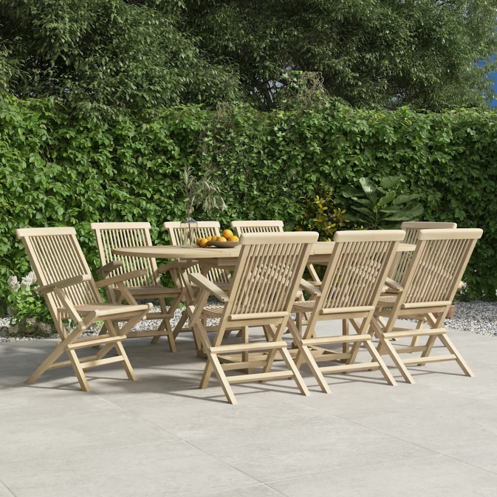 8720845744007_m_en_hd_1 vidaXL Folding Garden Chairs 8 pcs Grey 56x61x89 cm Solid Wood Teak - Image 1
