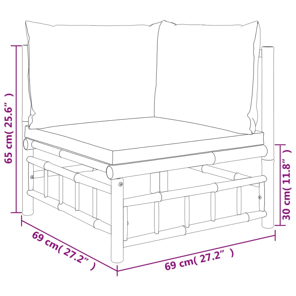 8720845745202_g_en_hd_6 vidaXL 10 Piece Garden Lounge Set with Cream White Cushions  Bamboo - Image 8