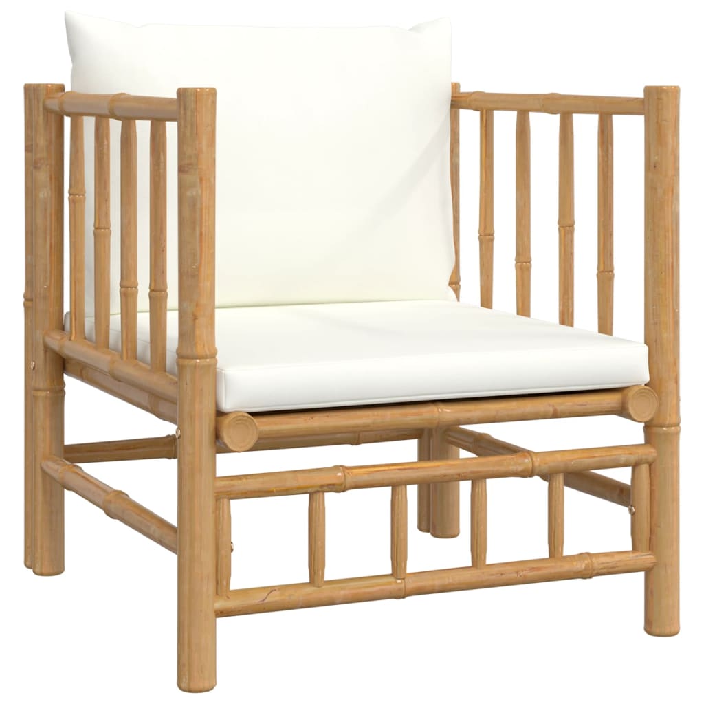 8720845745226_g_en_hd_4 vidaXL 12 Piece Garden Lounge Set with Cream White Cushions  Bamboo - Image 6