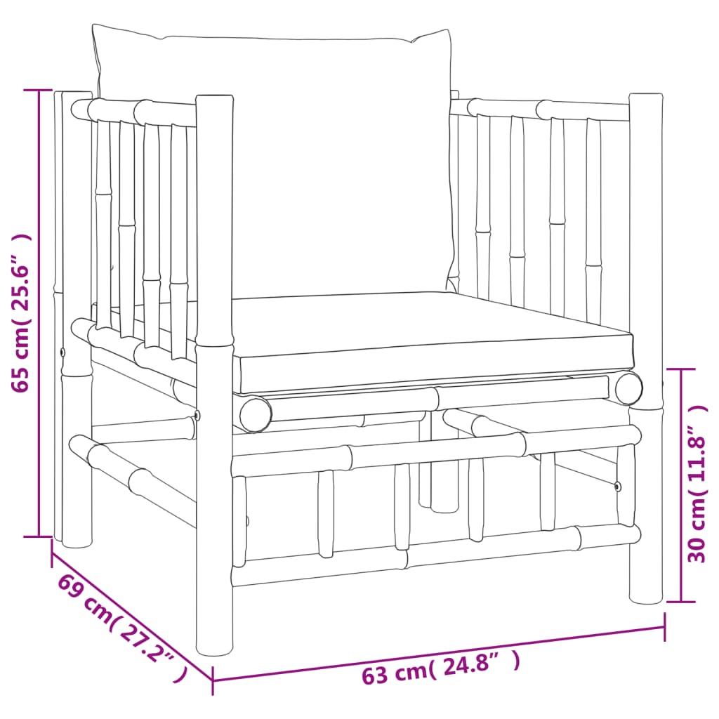 8720845745226_g_en_hd_9 vidaXL 12 Piece Garden Lounge Set with Cream White Cushions  Bamboo - Image 11