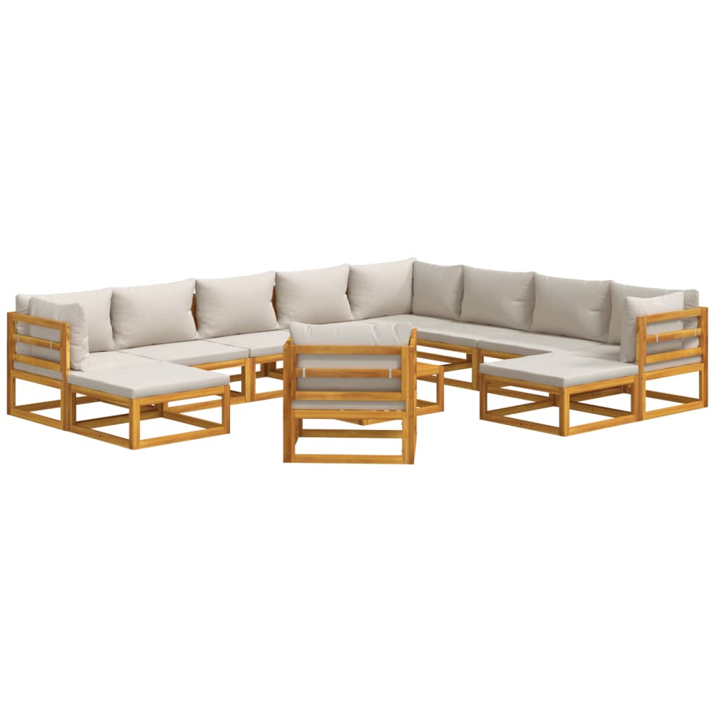 8720845746223_g_en_hd_1 vidaXL 12 Piece Garden Lounge Set with Light Grey Cushions Solid Wood - Image 3