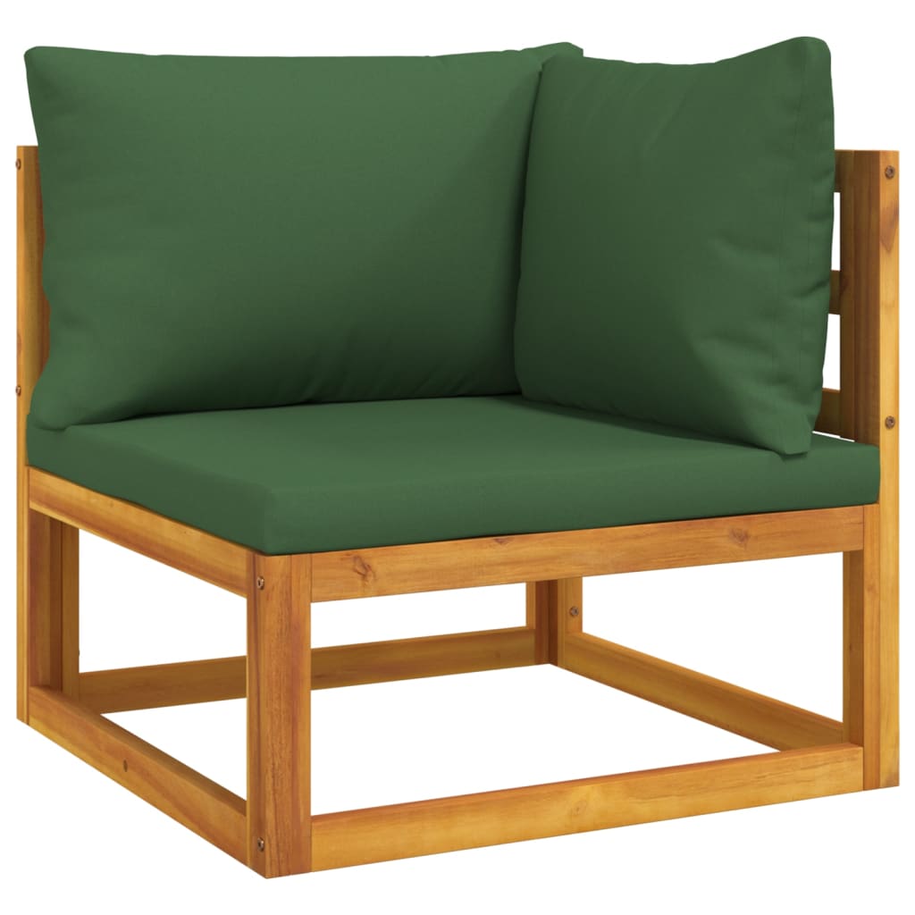 8720845746544_g_en_hd_2 vidaXL 12 Piece Garden Lounge Set with Green Cushions Solid Wood - Image 4