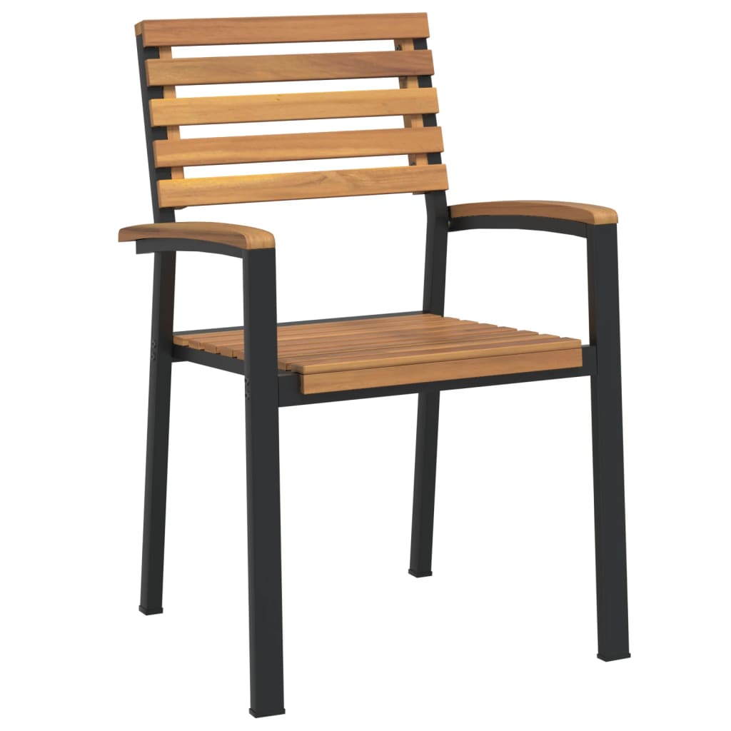 8720845746865_g_en_hd_3 vidaXL 5 Piece Garden Dining Set Solid Wood Acacia and Metal - Image 4
