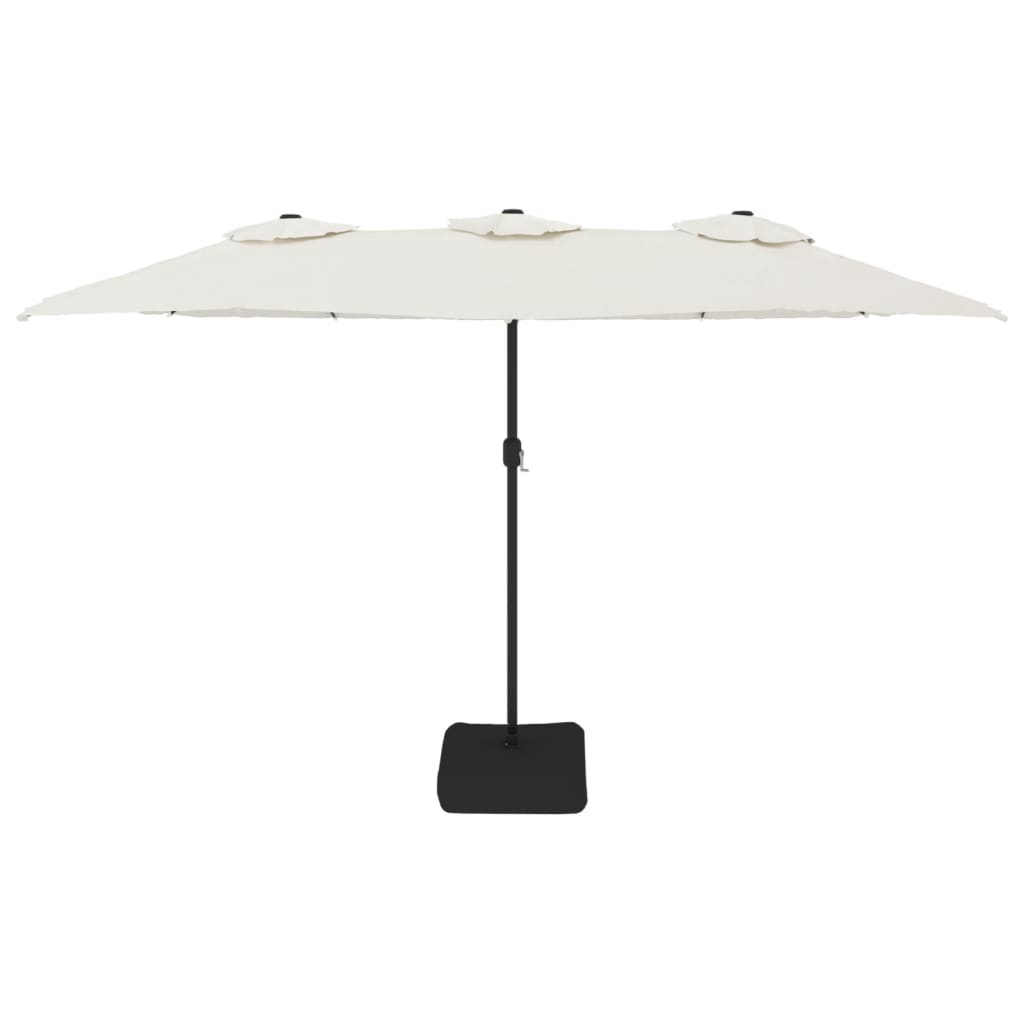 8720845748371_g_en_hd_2 vidaXL Double-Head Garden Parasol with LEDs Sand White 449x265 cm - Image 4