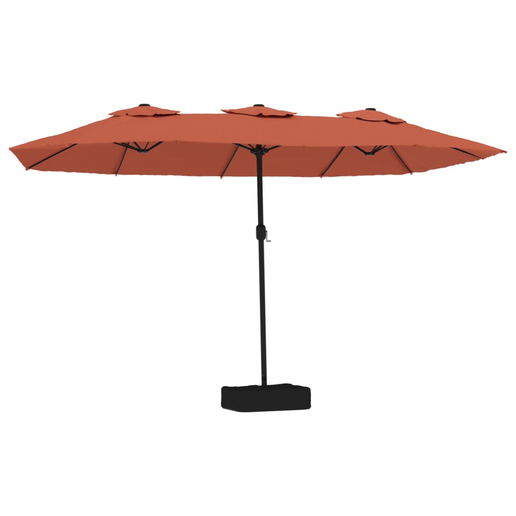 8720845748425_a_en_hd_1 vidaXL Double-Head Garden Parasol with LEDs Terracotta 449x265 cm - Image 2