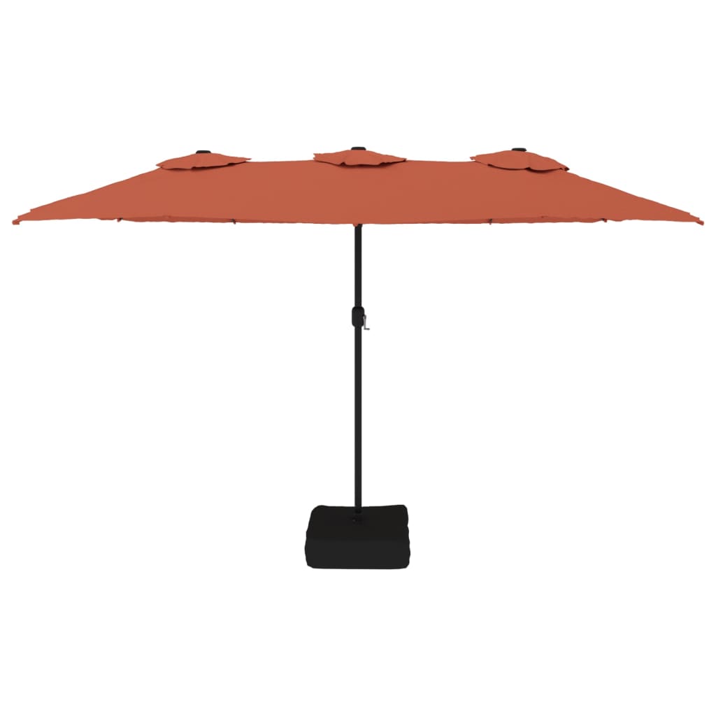 8720845748425_g_en_hd_2 vidaXL Double-Head Garden Parasol with LEDs Terracotta 449x265 cm - Image 4