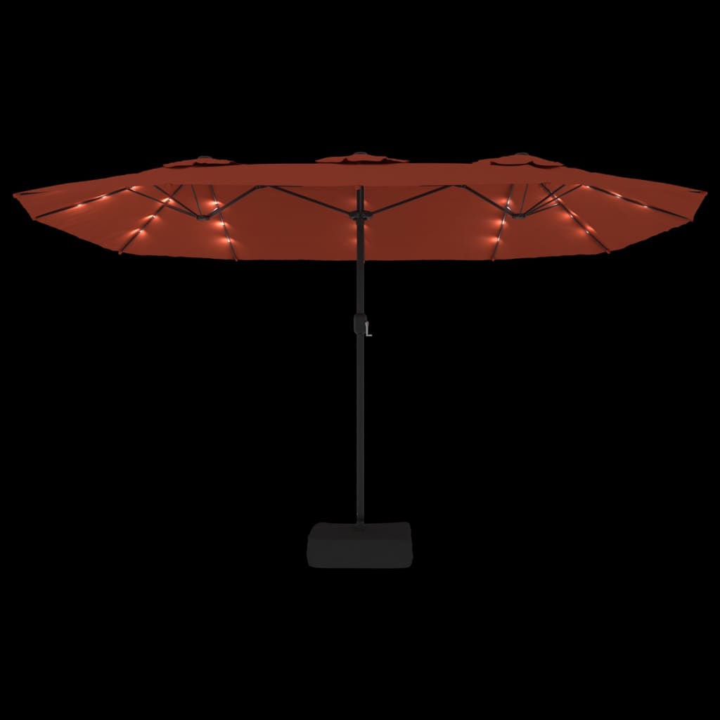 8720845748425_g_en_hd_4 vidaXL Double-Head Garden Parasol with LEDs Terracotta 449x265 cm - Image 6