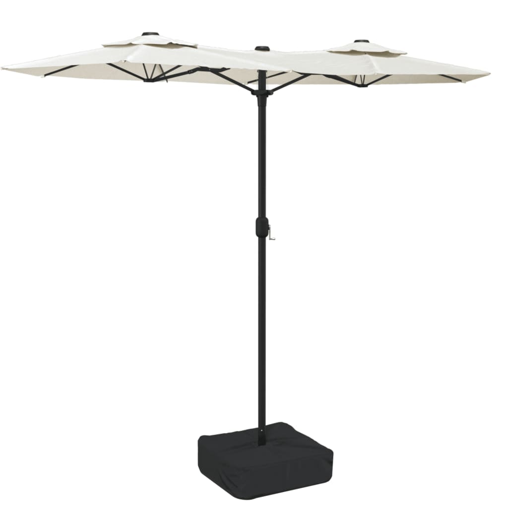 8720845748456_a_en_hd_1 vidaXL Double-Head Garden Parasol Sand White 316x145 cm - Image 2