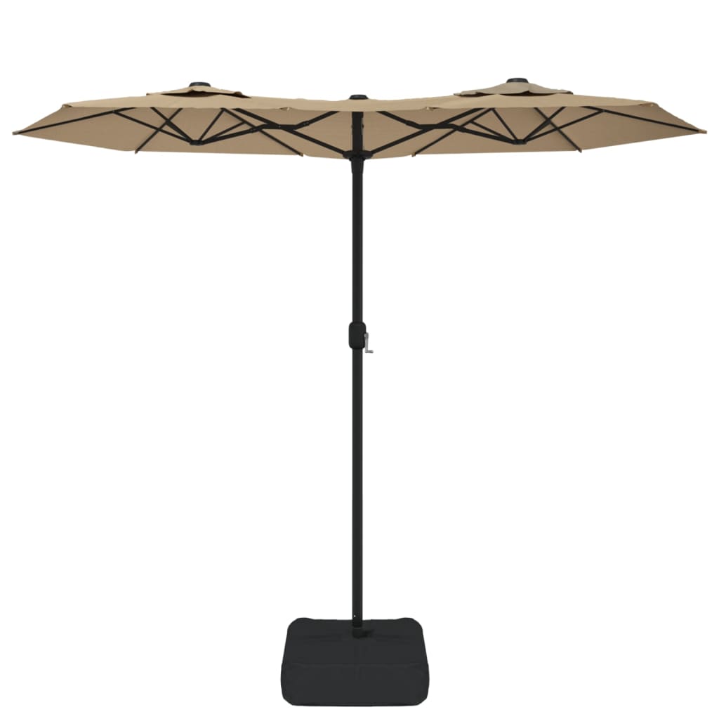 8720845748487_g_en_hd_1 vidaXL Double-Head Garden Parasol Taupe 316x145 cm - Image 3