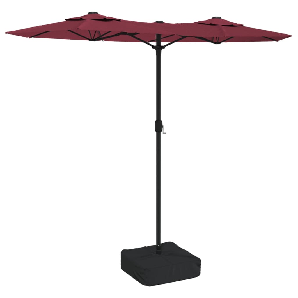 8720845748579_a_en_hd_1 vidaXL Double-Head Garden Parasol with LEDs Bordeaux Red 316x145 cm - Image 2
