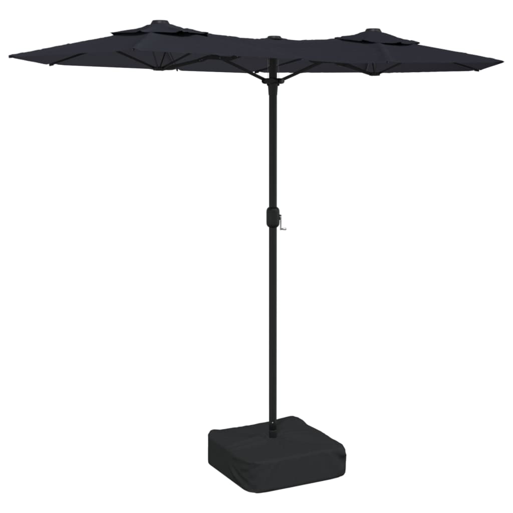 8720845748593_a_en_hd_1 vidaXL Double-Head Garden Parasol with LEDs Black 316x145 cm - Image 2
