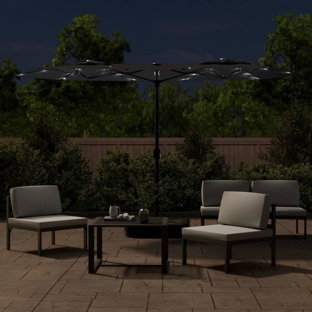 8720845748593_g_en_hd_1 vidaXL Double-Head Garden Parasol with LEDs Black 316x145 cm - Image 3