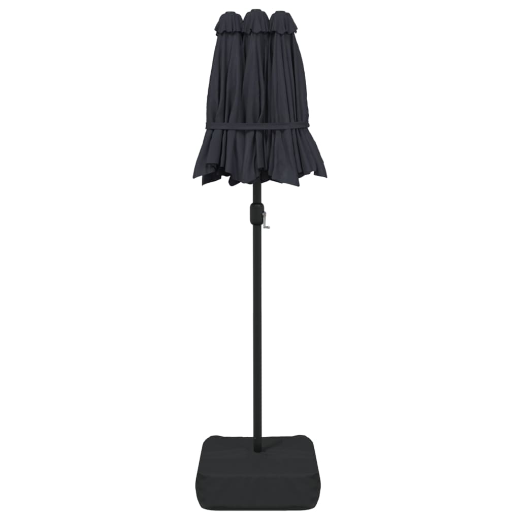 8720845748593_g_en_hd_5 vidaXL Double-Head Garden Parasol with LEDs Black 316x145 cm - Image 7