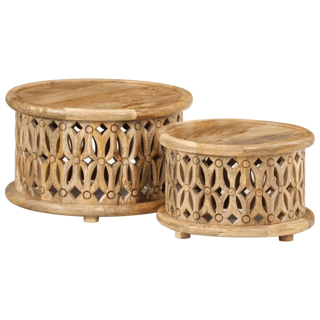 8720845749521_g_en_hd_7 vidaXL 2 Piece Coffee Table Set Solid Wood Mango - Image 8
