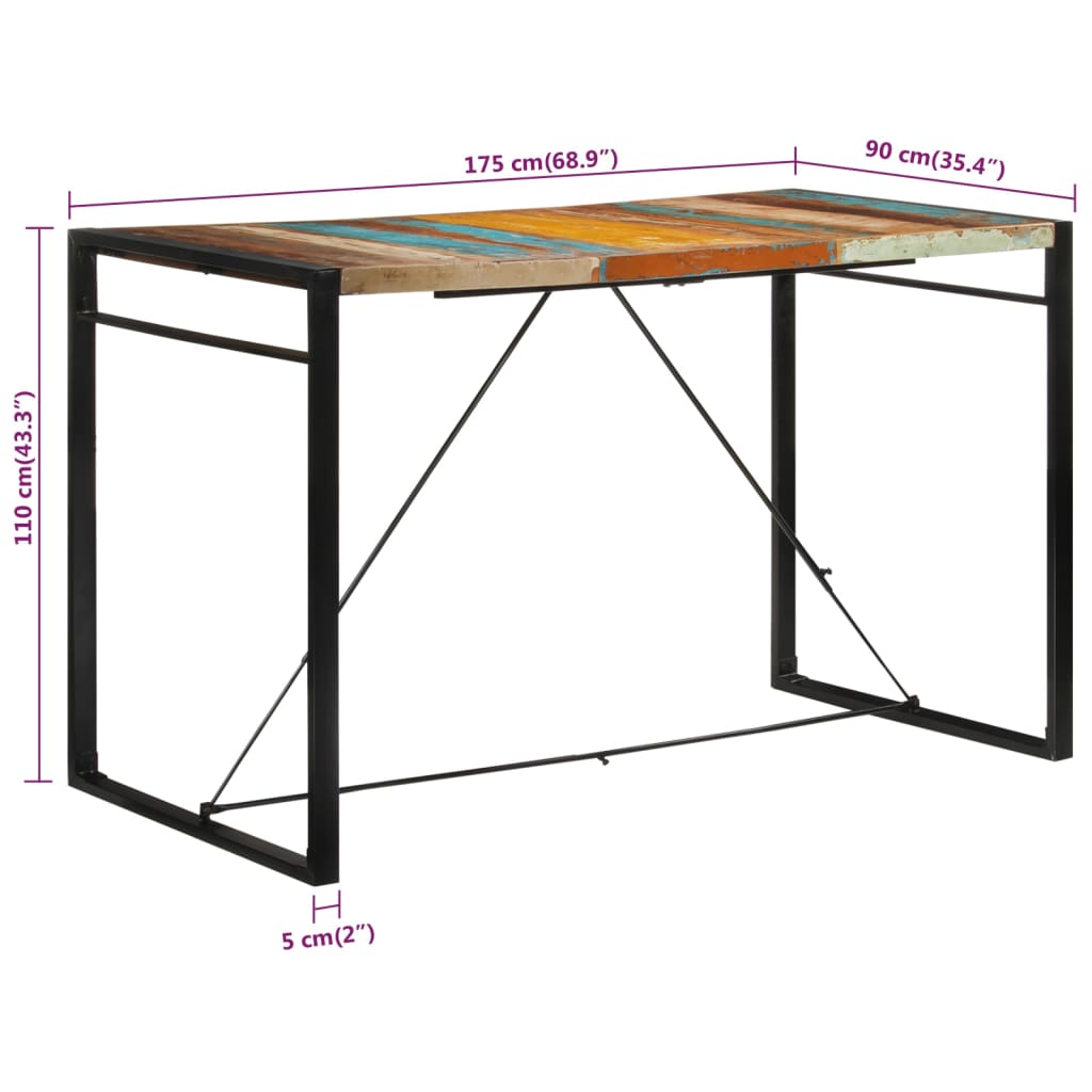 8720845749859_g_en_hd_6 vidaXL Bar Table 175x90x110 cm Solid Wood Reclaimed - Image 7