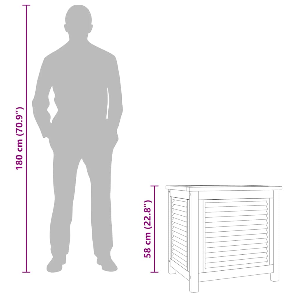 8720845750039_g_en_hd_8 vidaXL Garden Storage Box with Bag 60x50x58 cm Solid Wood Teak - Image 10