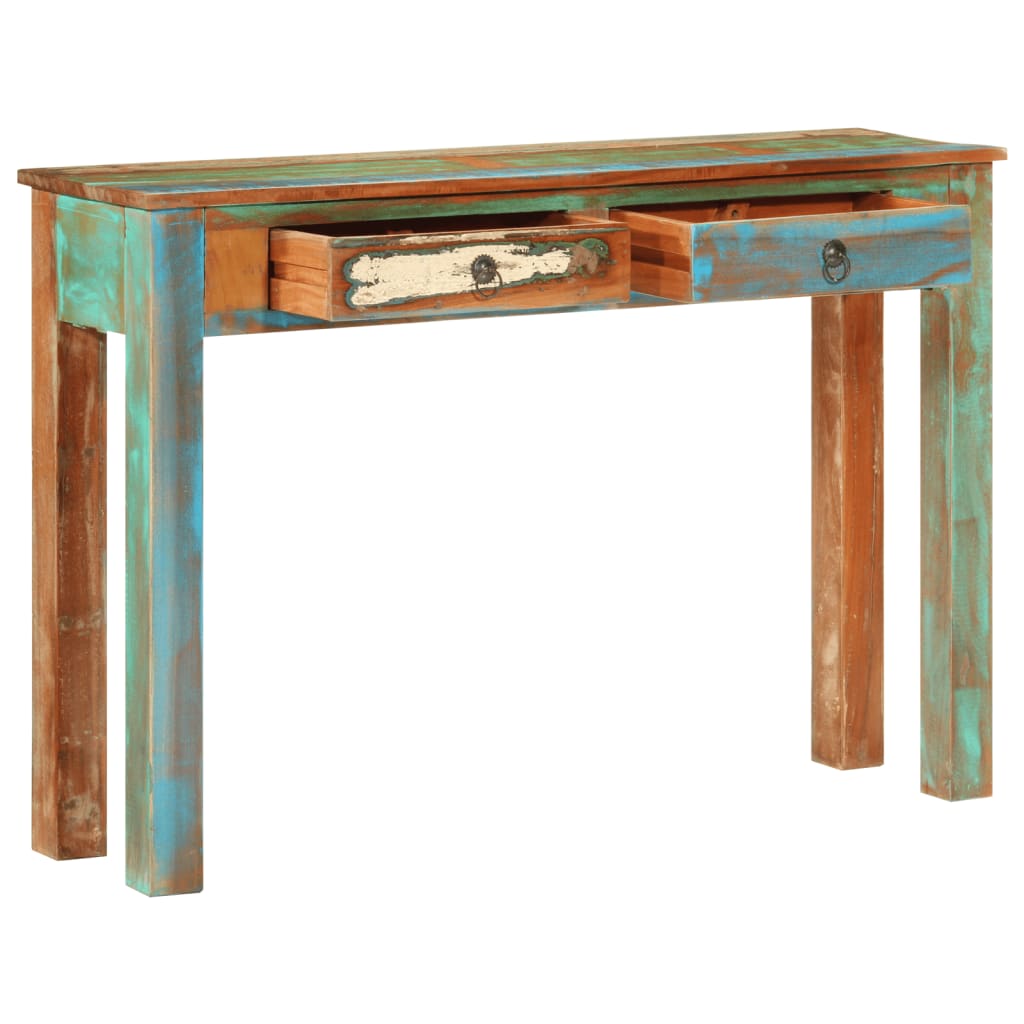 8720845750282_g_en_hd_1 vidaXL Console Table 110x30x75 cm Solid Wood Reclaimed - Image 2