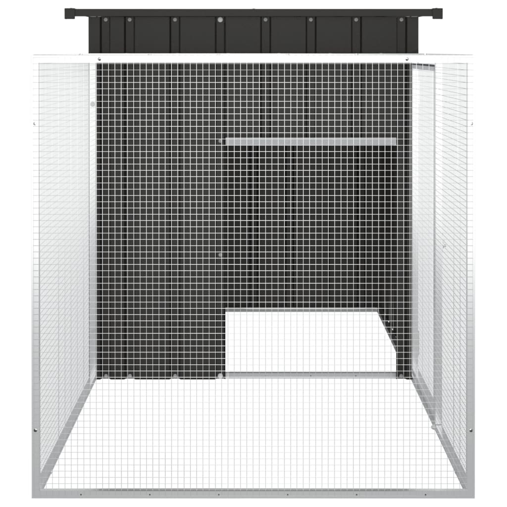8720845751883_g_en_hd_3 vidaXL Rabbit Cage Anthracite 200x91x100 cm Galvanised Steel - Image 4
