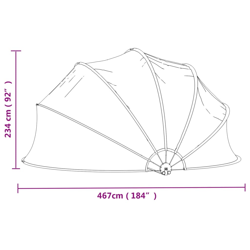 8720845754488_g_en_hd_6 vidaXL Pool Dome Round 467x234 cm PVC - Image 8