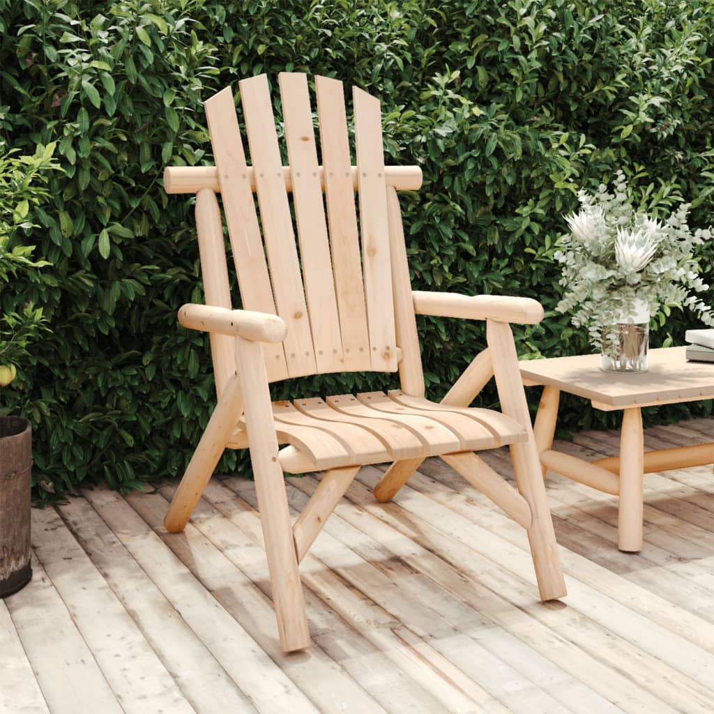 vidaXL Garden Chair 68x86x103 cm Solid Wood Spruce