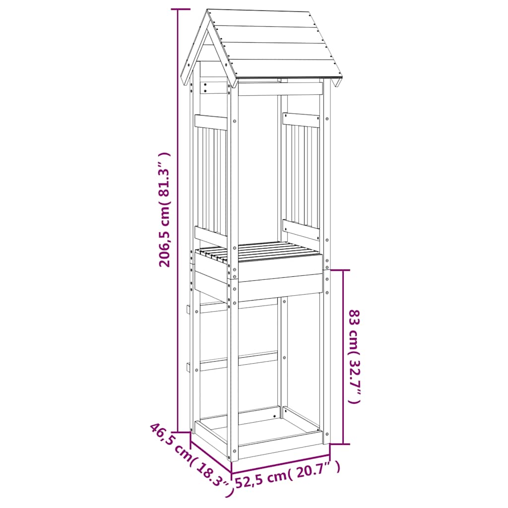 8720845754808_g_en_hd_7 vidaXL Play Tower 52.5x46.5x206.5 cm Solid Wood Douglas - Image 8