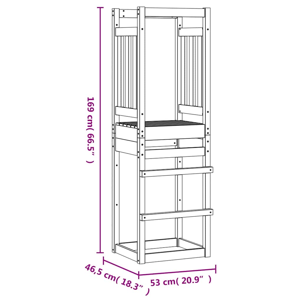 8720845755102_g_en_hd_7 vidaXL Play Tower 53x46.5x169 cm Solid Wood Douglas - Image 8