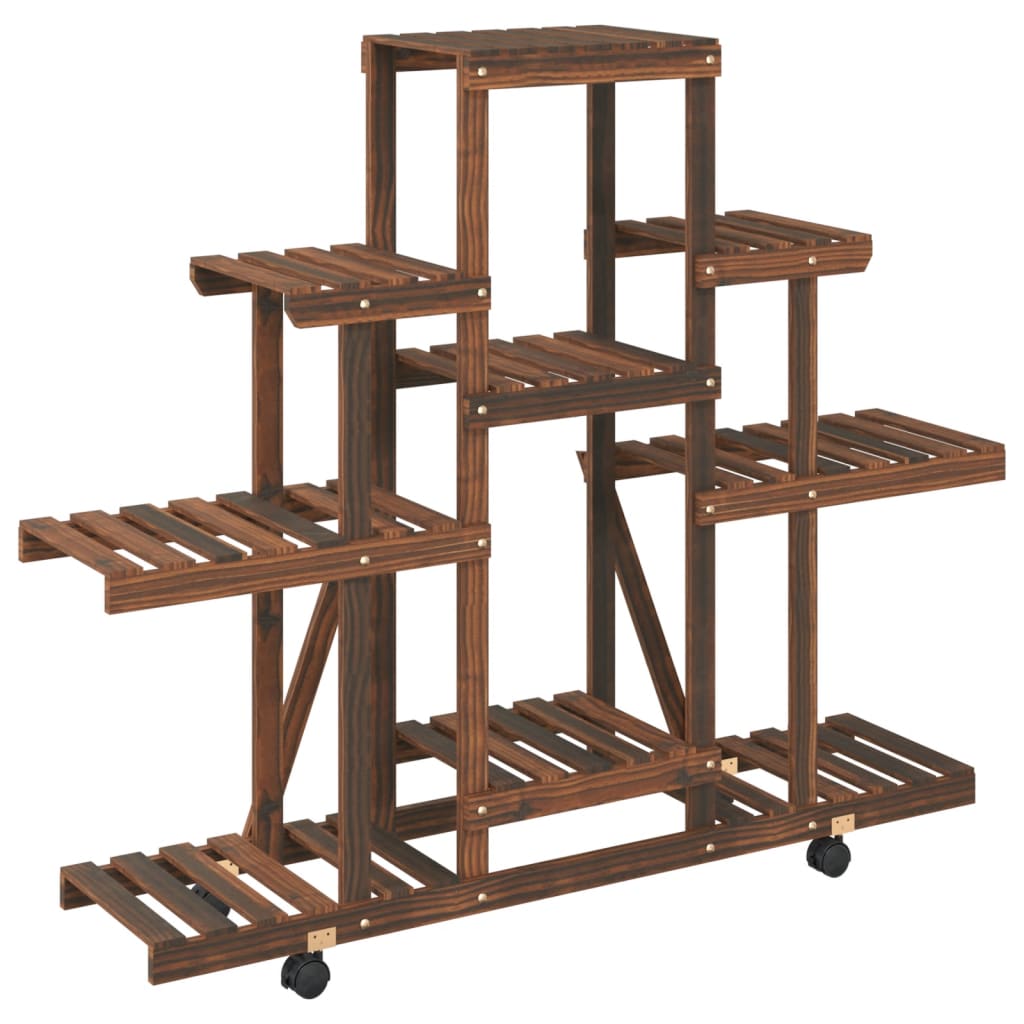 8720845755379_g_en_hd_2 vidaXL Flower Stand with Wheels 110x25x101 cm Solid Wood Fir - Image 4