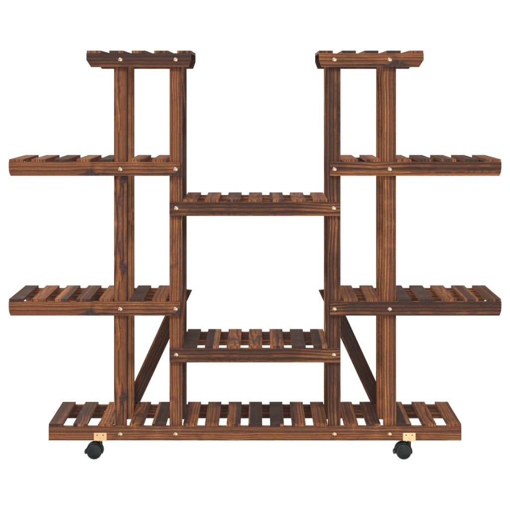 8720845755454_g_en_hd_2 vidaXL Flower Stand with Wheels 110x25x115 cm Solid Wood Fir - Image 4
