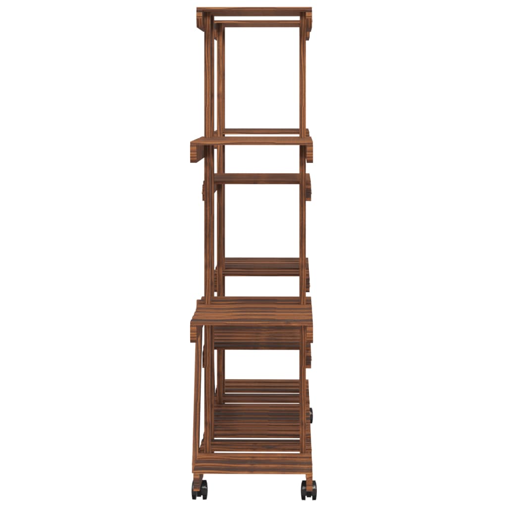 8720845755454_g_en_hd_3 vidaXL Flower Stand with Wheels 110x25x115 cm Solid Wood Fir - Image 5