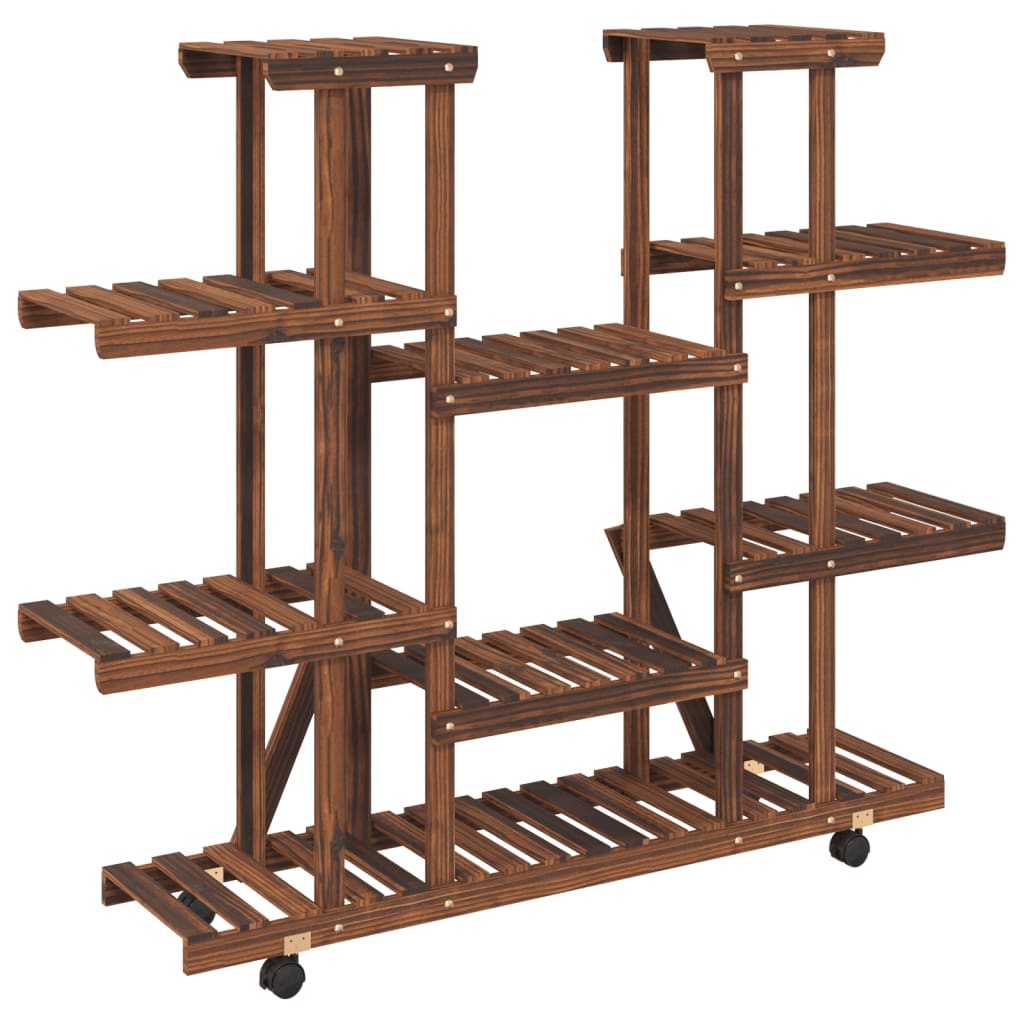 8720845755454_g_en_hd_4 vidaXL Flower Stand with Wheels 110x25x115 cm Solid Wood Fir - Image 6