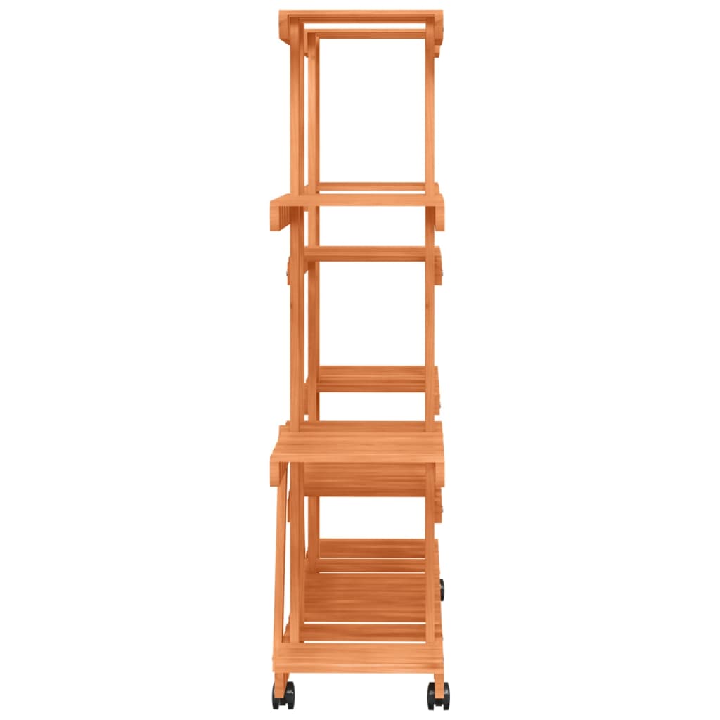 8720845755461_g_en_hd_3 vidaXL Flower Stand with Wheels 110x25x115 cm Solid Wood Fir - Image 5
