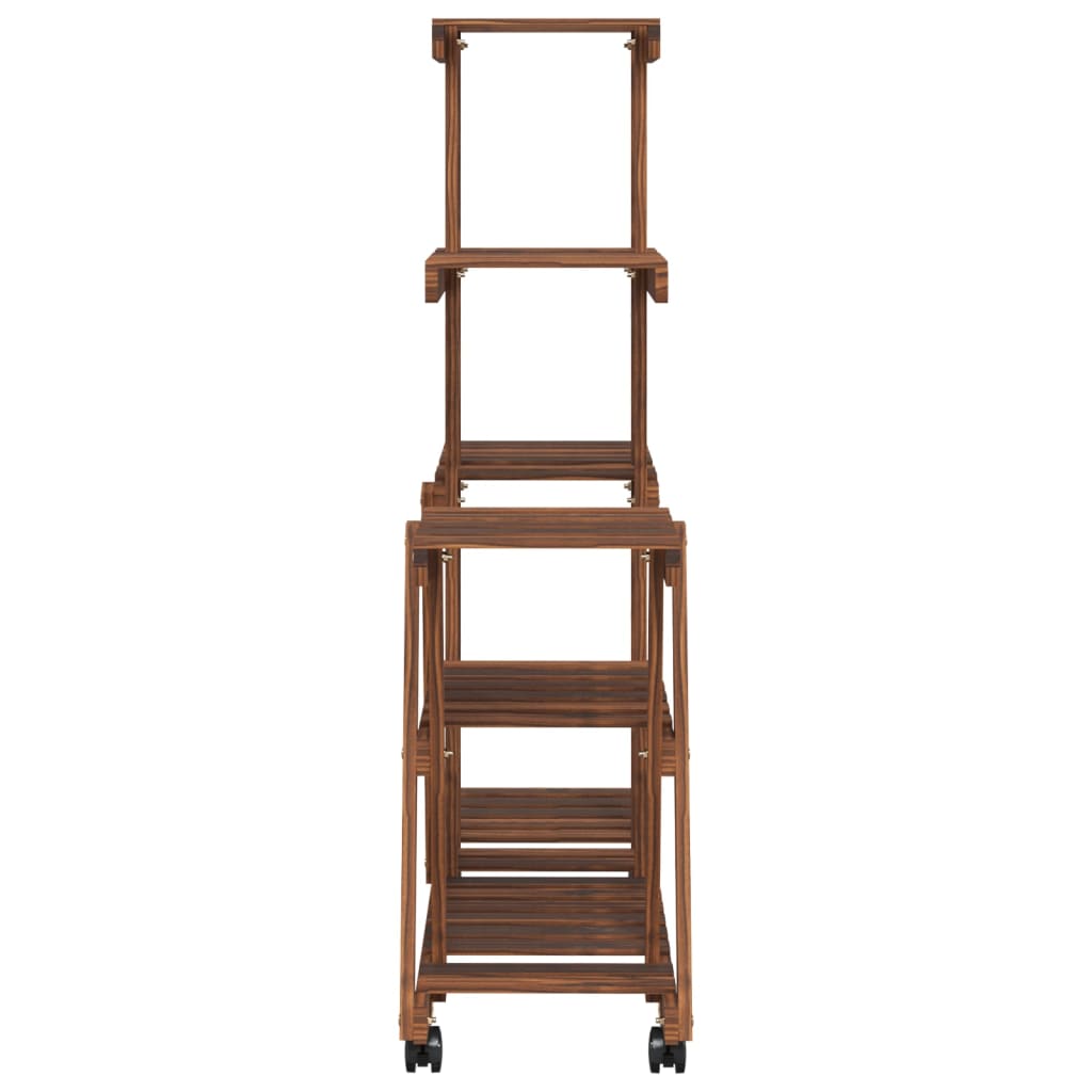 8720845755676_g_en_hd_3 vidaXL Flower Stand with Wheels 95x25x101 cm Solid Wood Fir - Image 5