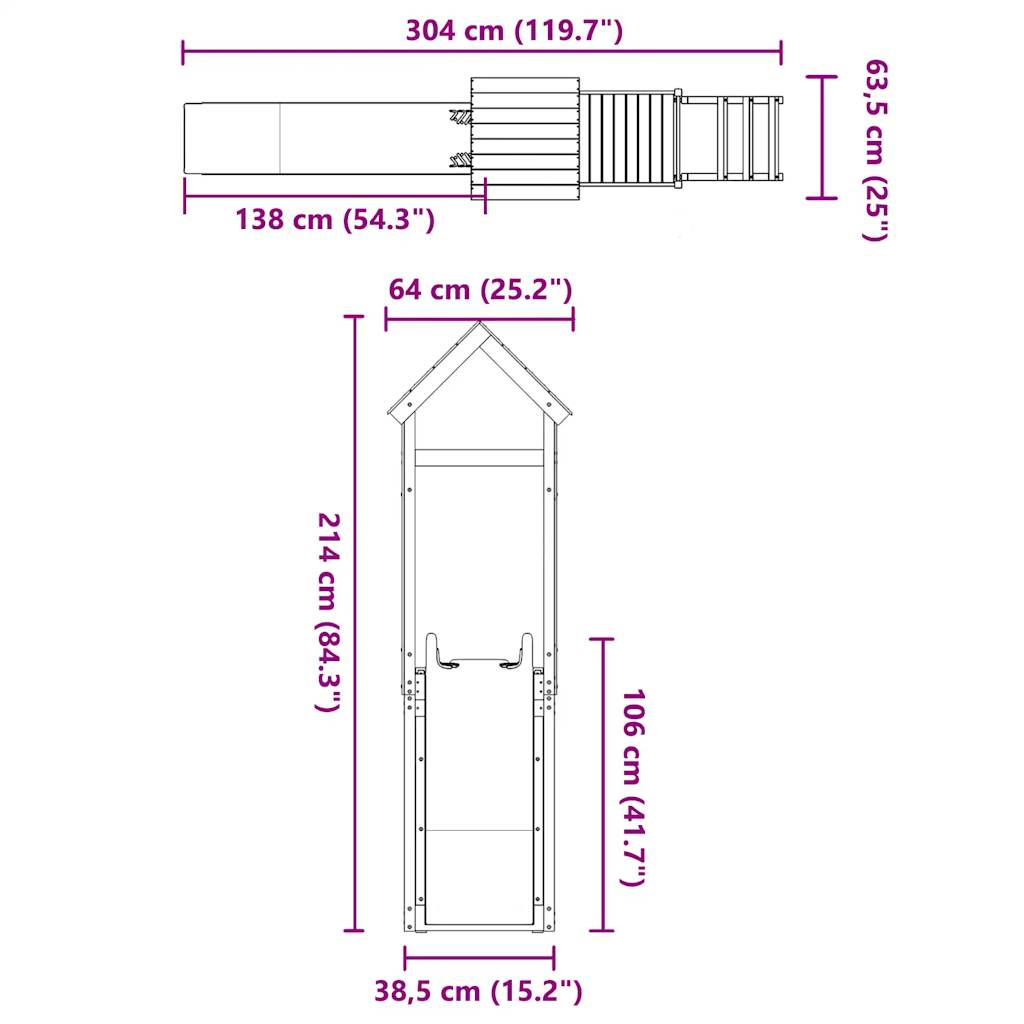 8720845756963_g_en_hd_7 vidaXL Outdoor Playset Solid Wood Pine - Image 9