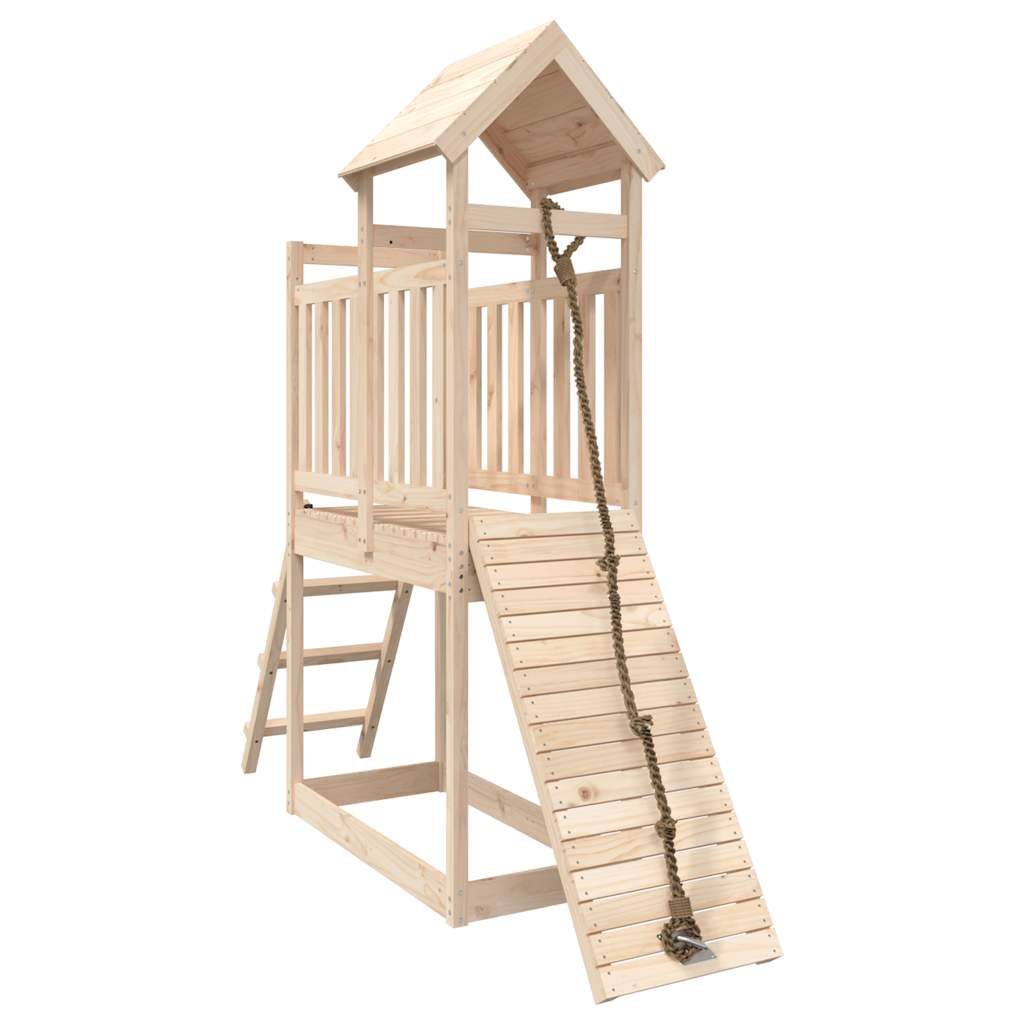 8720845756994_a_en_hd_1 vidaXL Playhouse with Climbing Wall Solid Wood Pine - Image 2