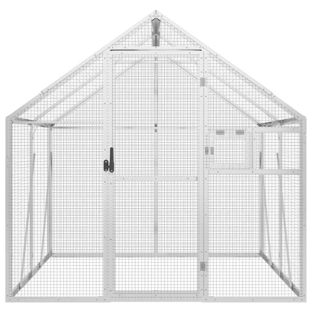 8720845758431_g_en_hd_1 vidaXL Aviary Silver 1.79x2x1.85 m Aluminium - Image 3