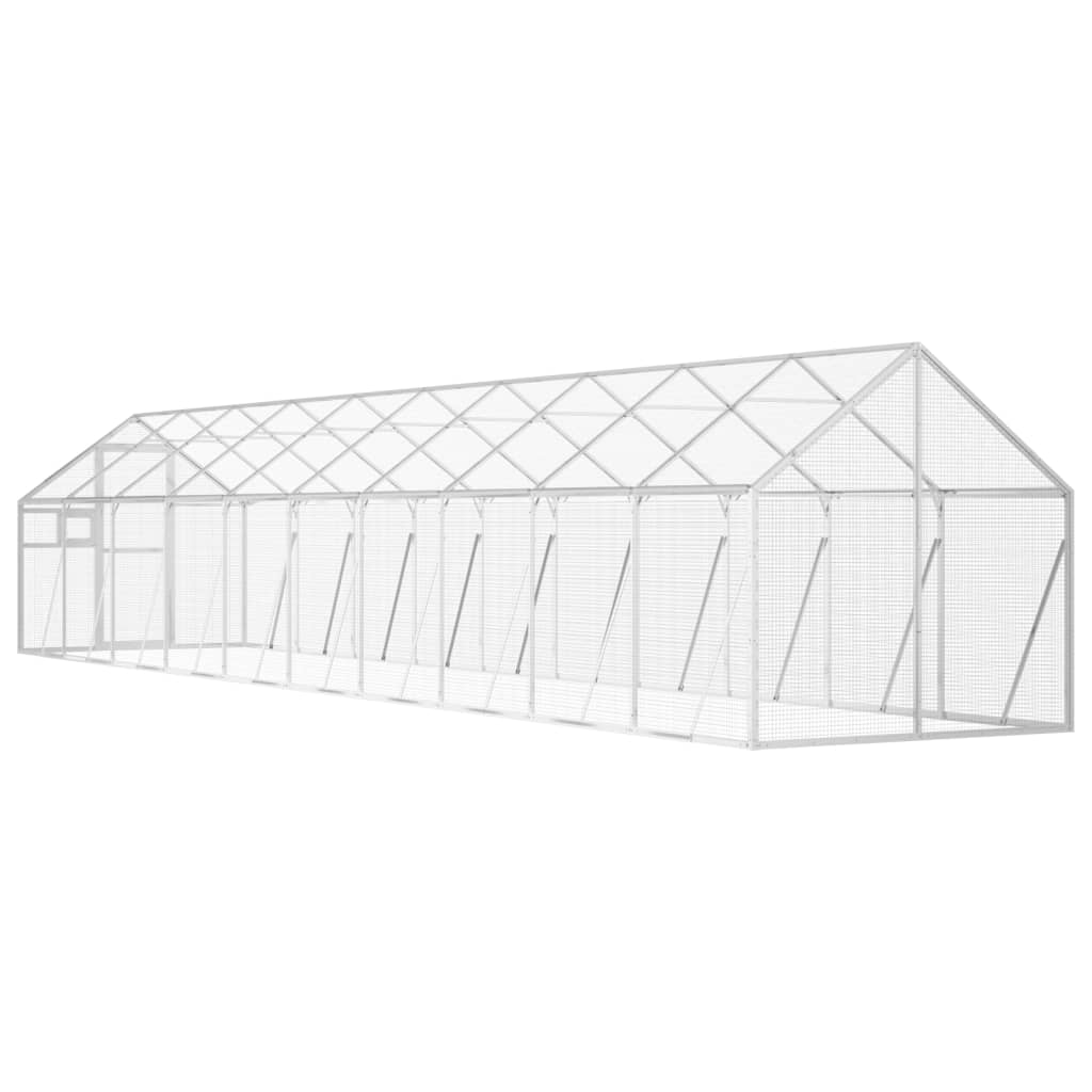 8720845758486_g_en_hd_3 vidaXL Aviary Silver 1.79x10x1.85 m Aluminium - Image 5