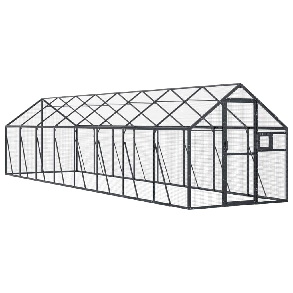 8720845758530_a_en_hd_1 vidaXL Aviary Anthracite 1.79x8x1.85 m Aluminium - Image 2