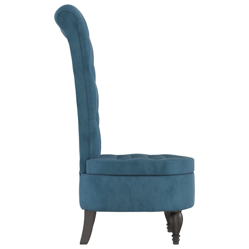 8720845759216_g_en_hd_2 vidaXL High Back Chair Blue Velvet Button Design - Image 4