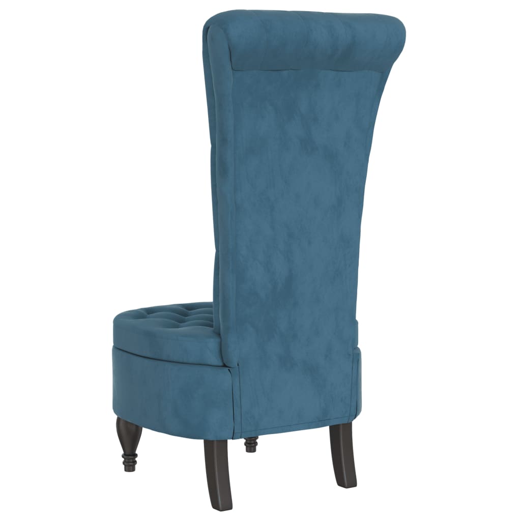 8720845759216_g_en_hd_3 vidaXL High Back Chair Blue Velvet Button Design - Image 5