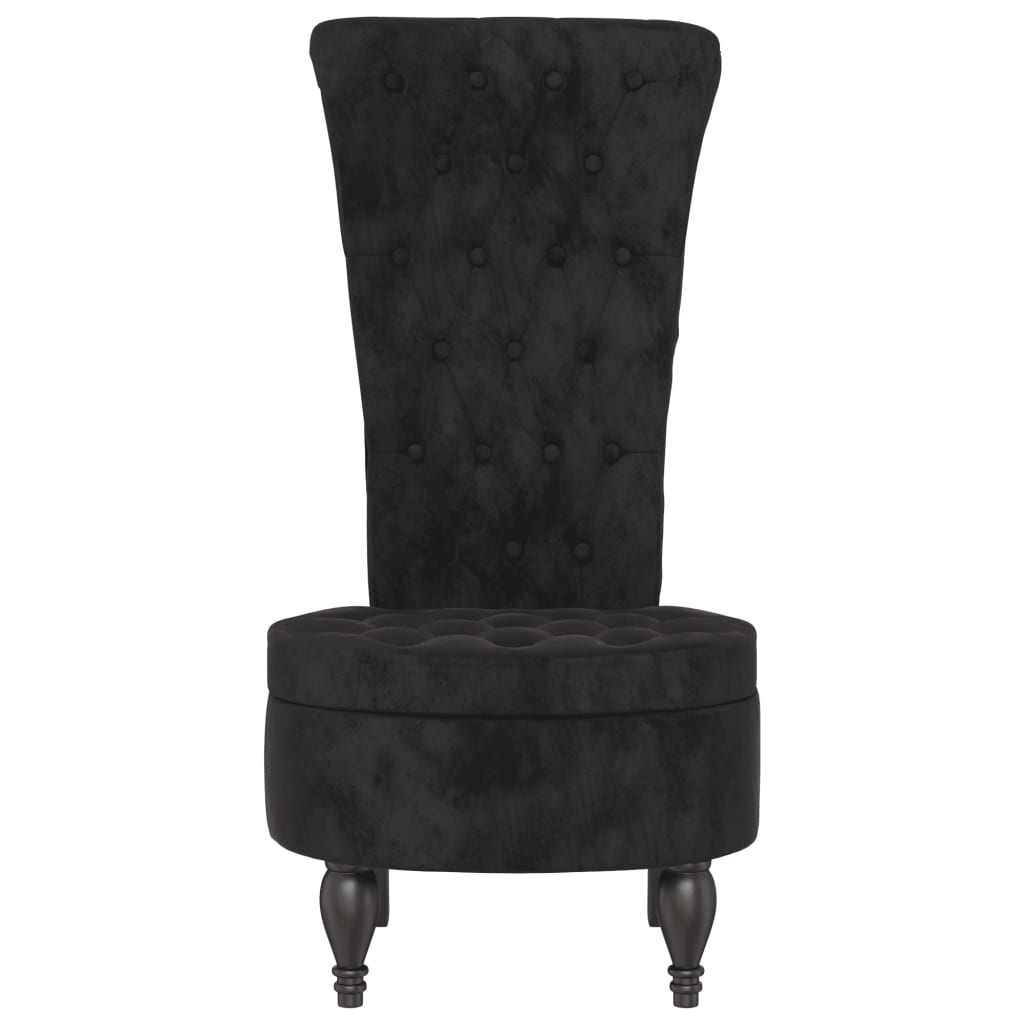 8720845759261_g_en_hd_1 vidaXL High Back Chair Black Velvet Button Design - Image 3